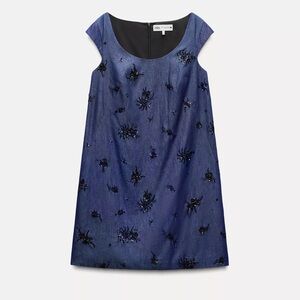 Zara Beaded Denim Affect Dress
ZW Collection.